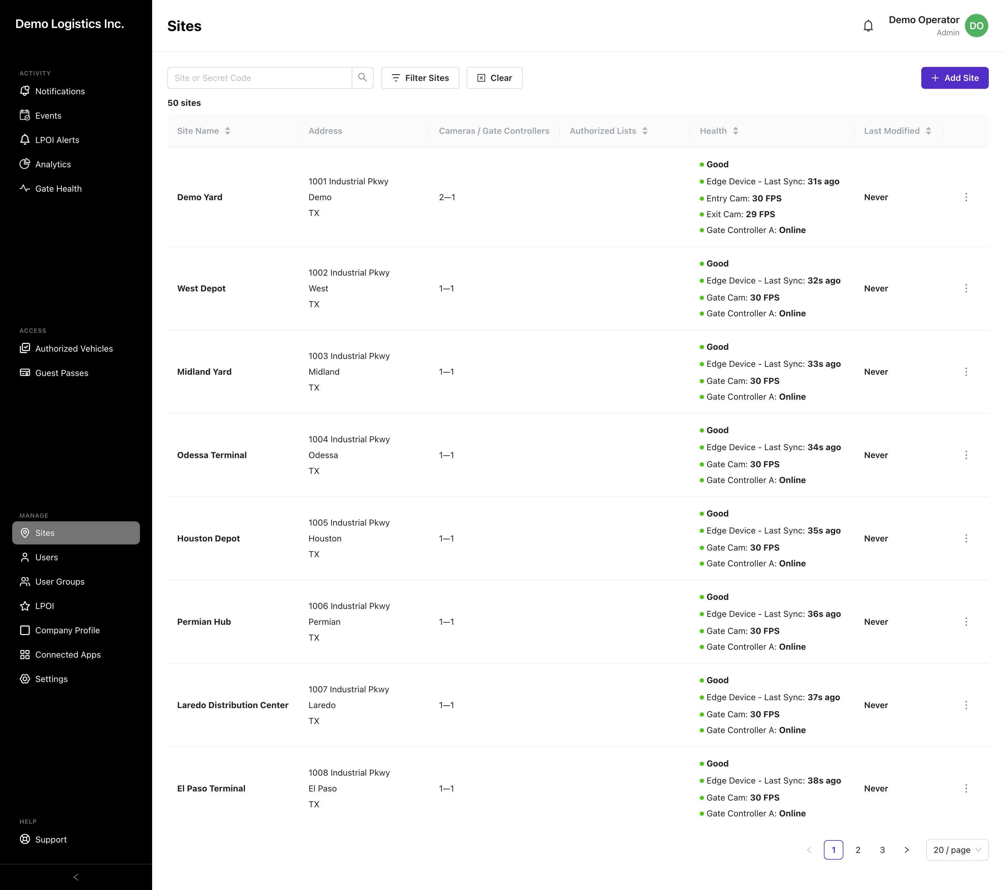 Every yard you run, one screen.
